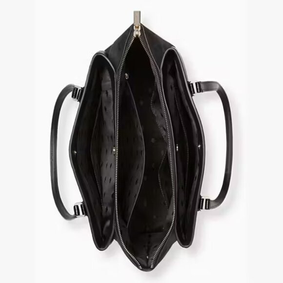 Black Kate Spade Monet Large Triple Compartment Tote - Picture 3 of 11
